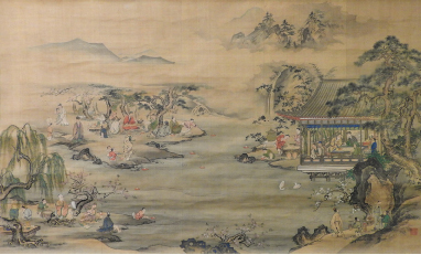 ■松齋 ≪蘭亭曲水図≫ 館蔵