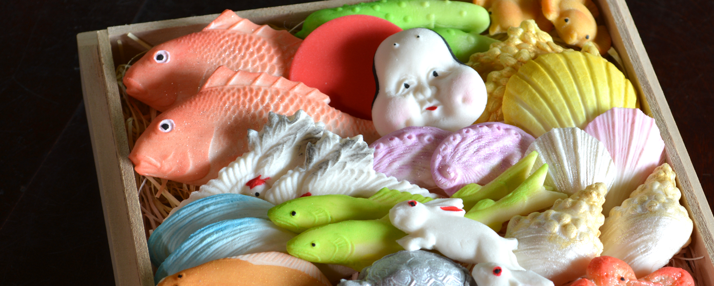 お雛菓子(湊酒田の飾り菓子)