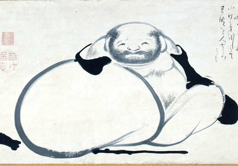 伊藤若冲 筆 布袋図