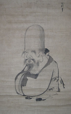 酒田市指定文化財　雪村周継《寿老図》　室町時代(16世紀)　個人蔵