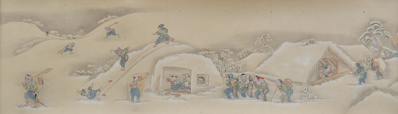 《出羽国村山郡雪景図絵》明治時代（19〜20世紀）