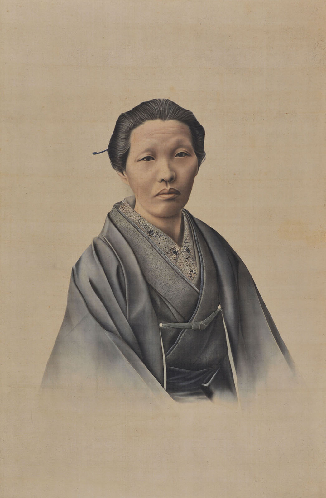 池田亀太郎　《二代中村太助 妻 安代像》　制作年不詳