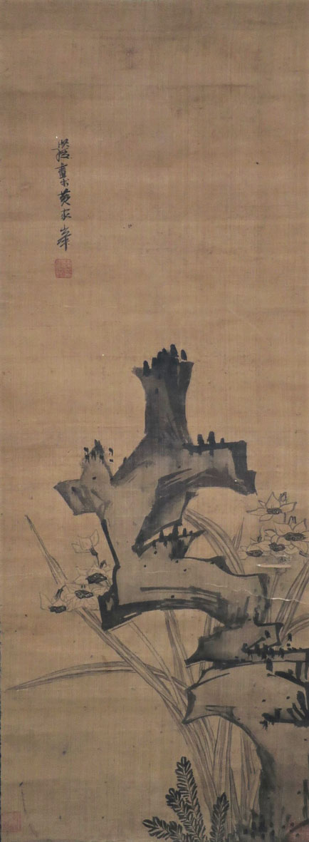 陳洪綬《仙家萬寿図》17世紀（明時代末～清時代初）　個人蔵