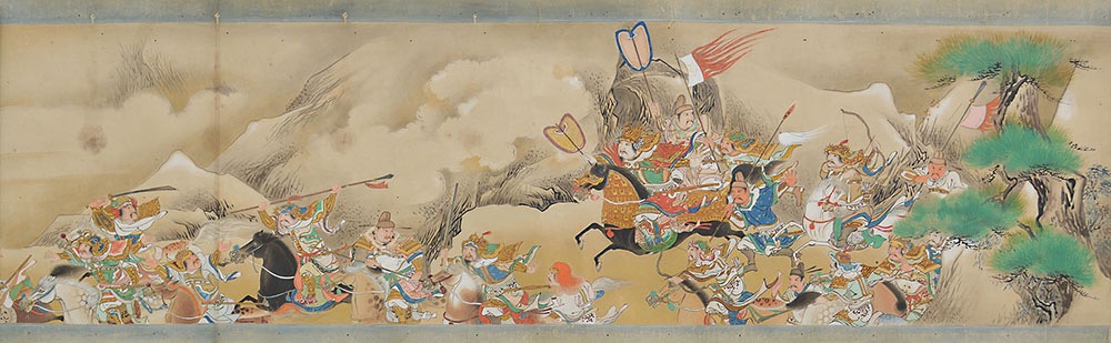 《呉越戦絵巻》　江戸時代前期～中期(17～18世紀)　