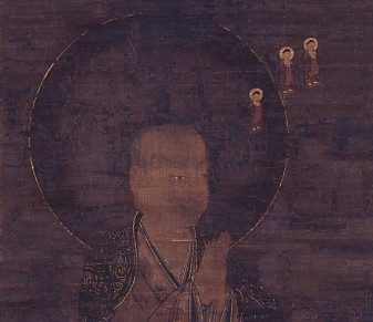冷泉為恭、後嵯峨帝聖運開之図、超希少・大判画集画、新品額装